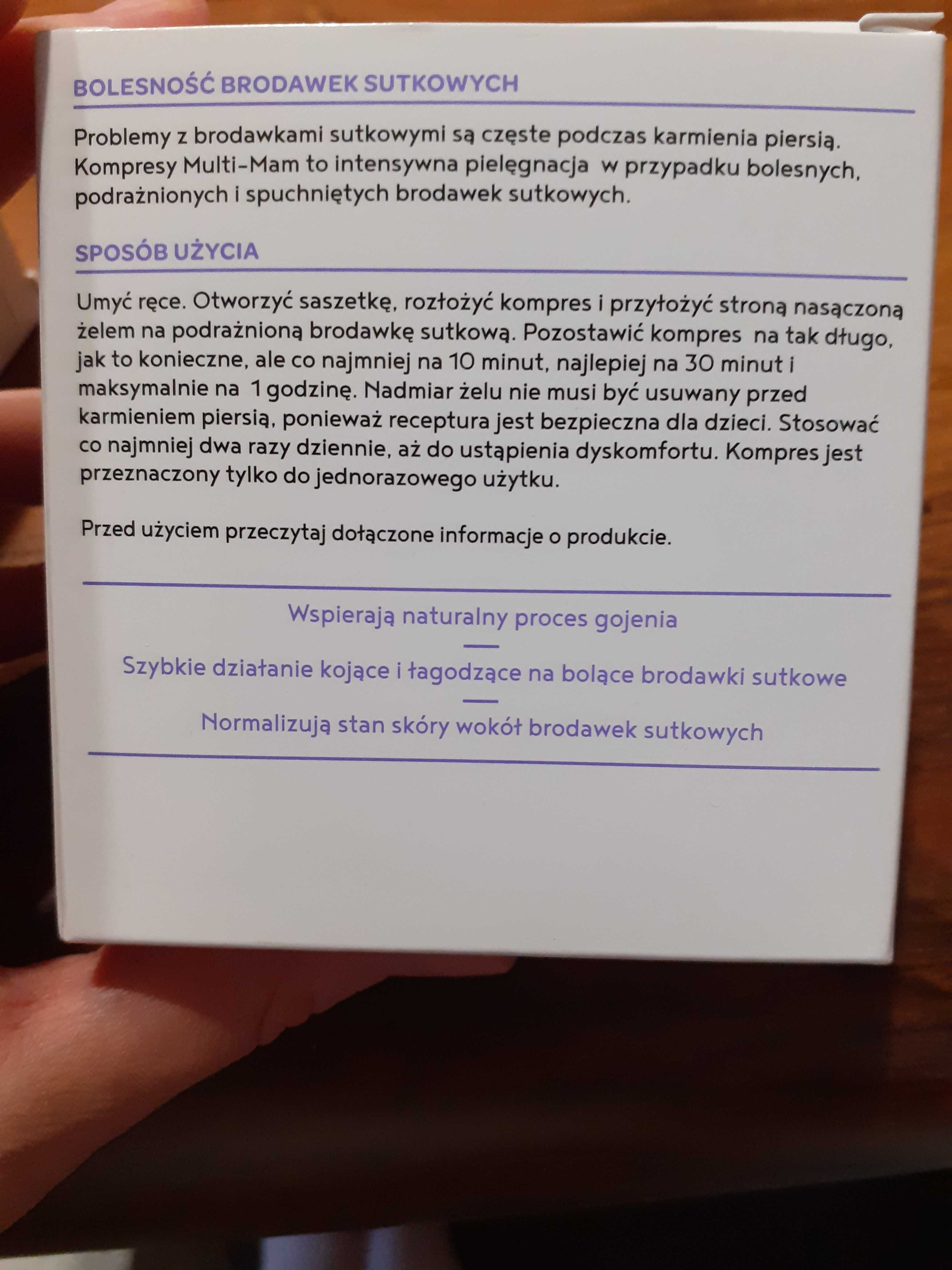 Kompresy Multi-Mam + femaltiker plus gratis torebki na pokarm