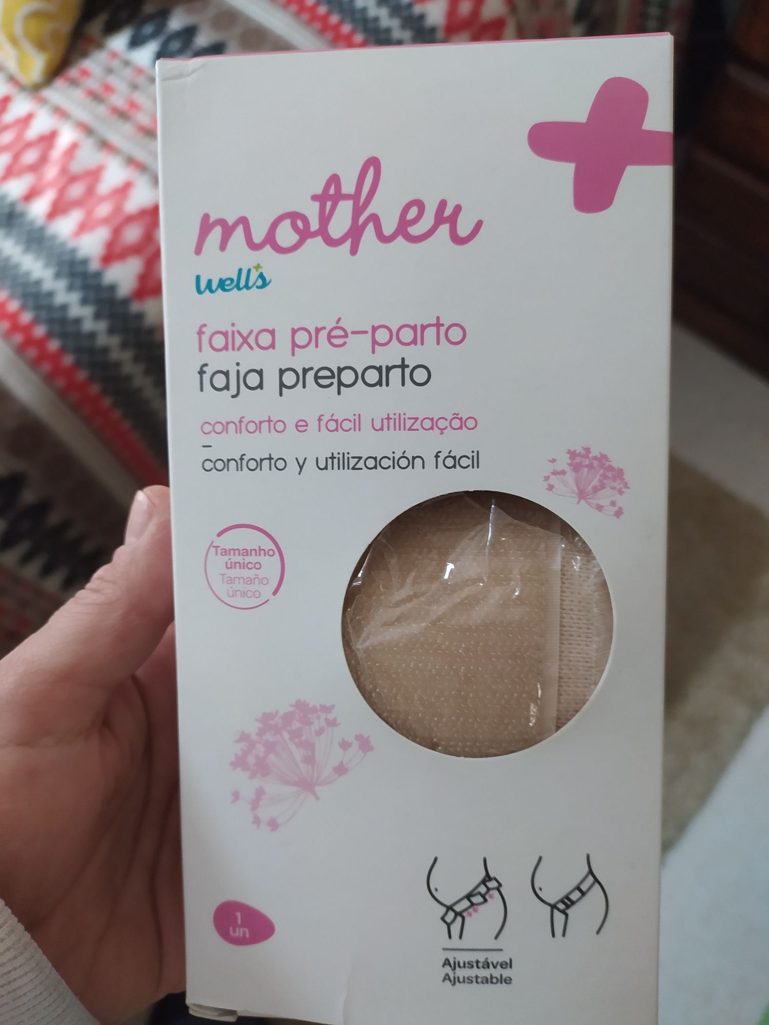 Faixa pré-parto mãe