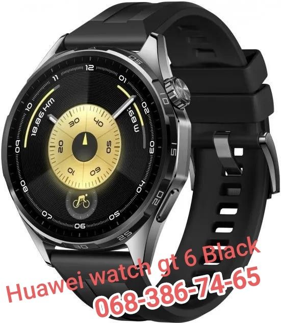 HUAWEI Watch GT 6 46mm BLACK Global, новий