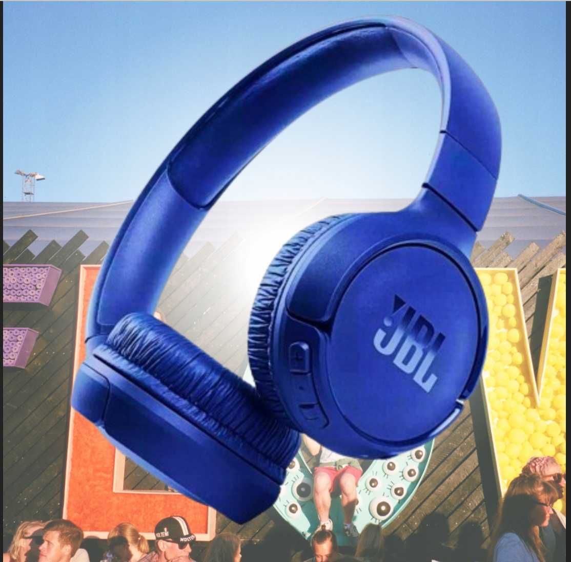 słuchawki bezprzewodowe jbl bluetooth nauszne tws jbl tune 510 bt nieb