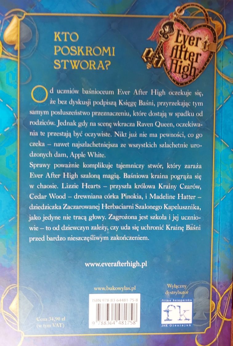 Książki Ever After High - Monster High - zestaw