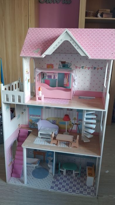 Domek dla lalek XL drewniany