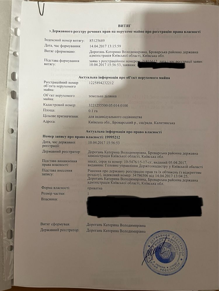 Продається земельна ділянка