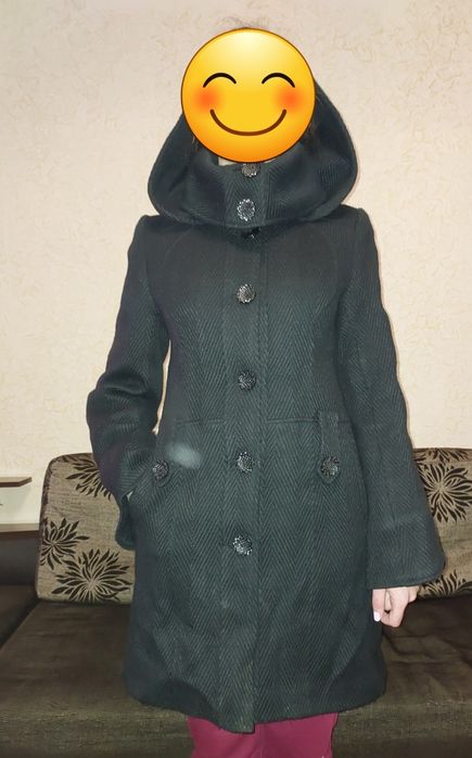 Пальто розмір м чорне