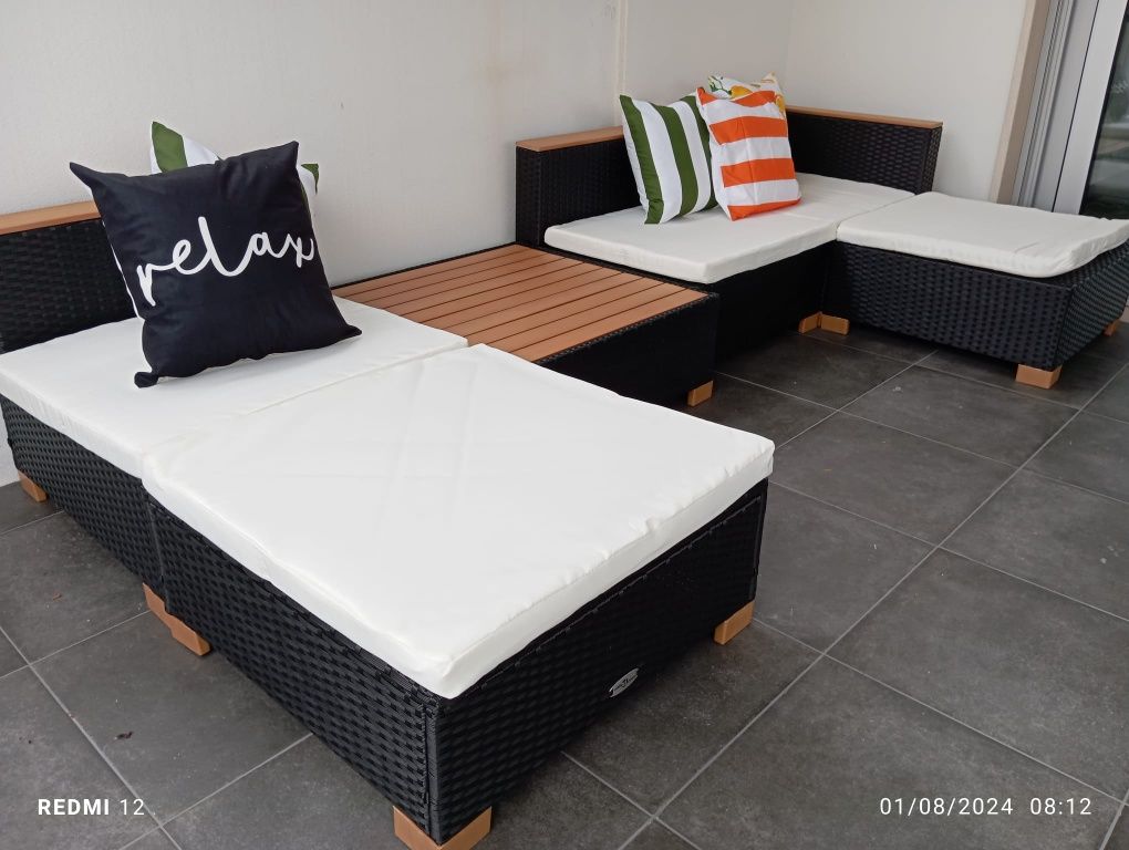 Conjunto jardim exterior