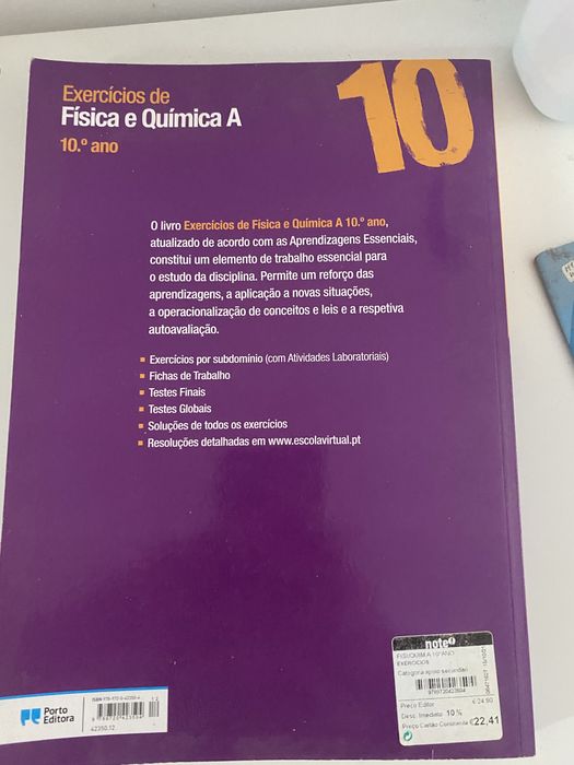 Livro Fisica e Quimica 10 ano