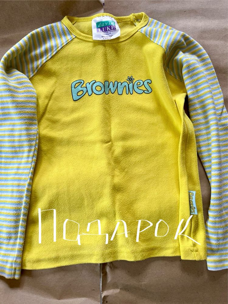 Пижама детская + ПОДАРОК, 100% cotton, 4/5 лет, 110см