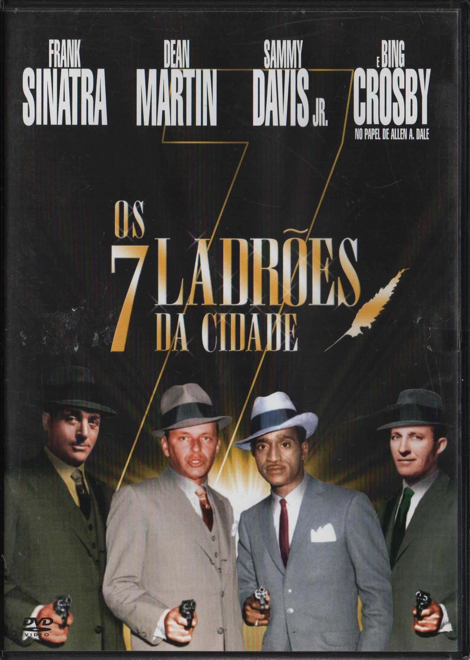 Dvd Os 7 Ladrões da Cidade - comédia-Frank Sinatra/ Dean Martin-extras