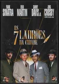 Dvd Os 7 Ladrões da Cidade - comédia-Frank Sinatra/ Dean Martin-extras