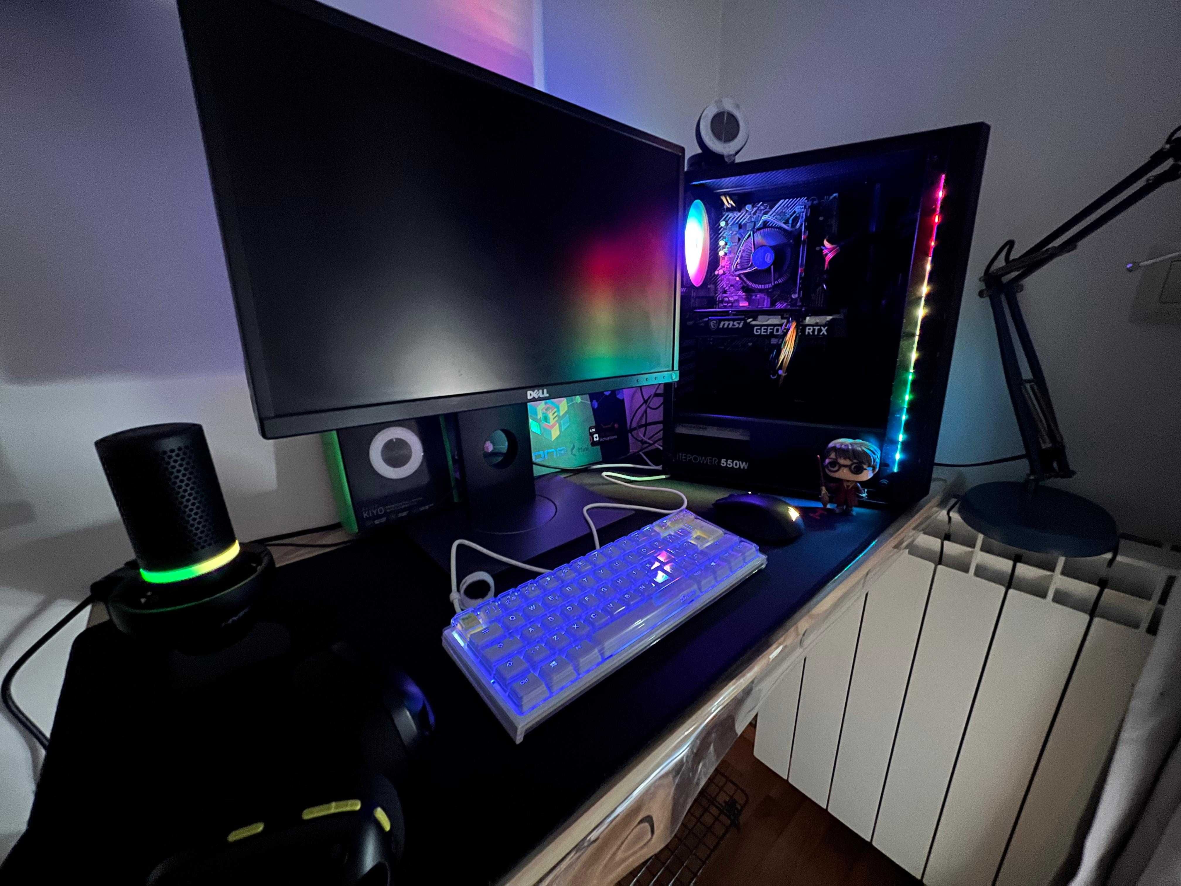 Setup Gamer / Streamer PRO | RTX 3060 | Ducky | Razer | HyperX