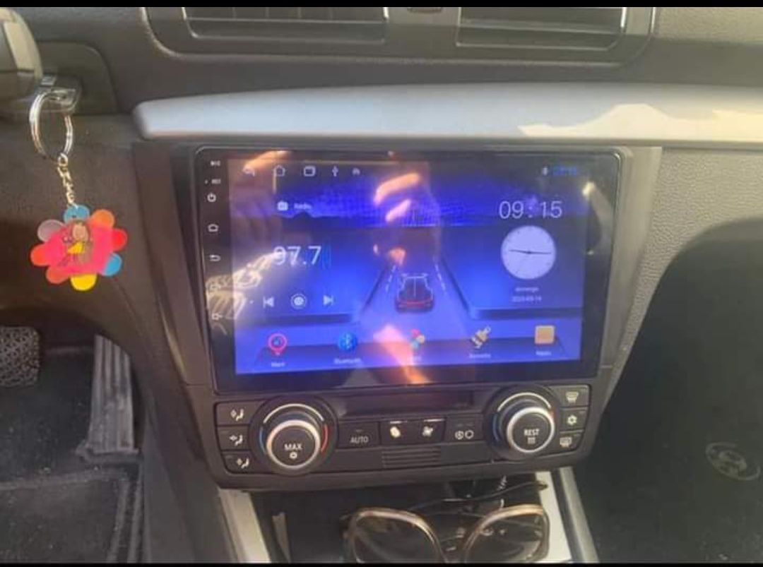 Rádio Android 12 com GPS BMW E81 E82 E87 E88 (Novo)