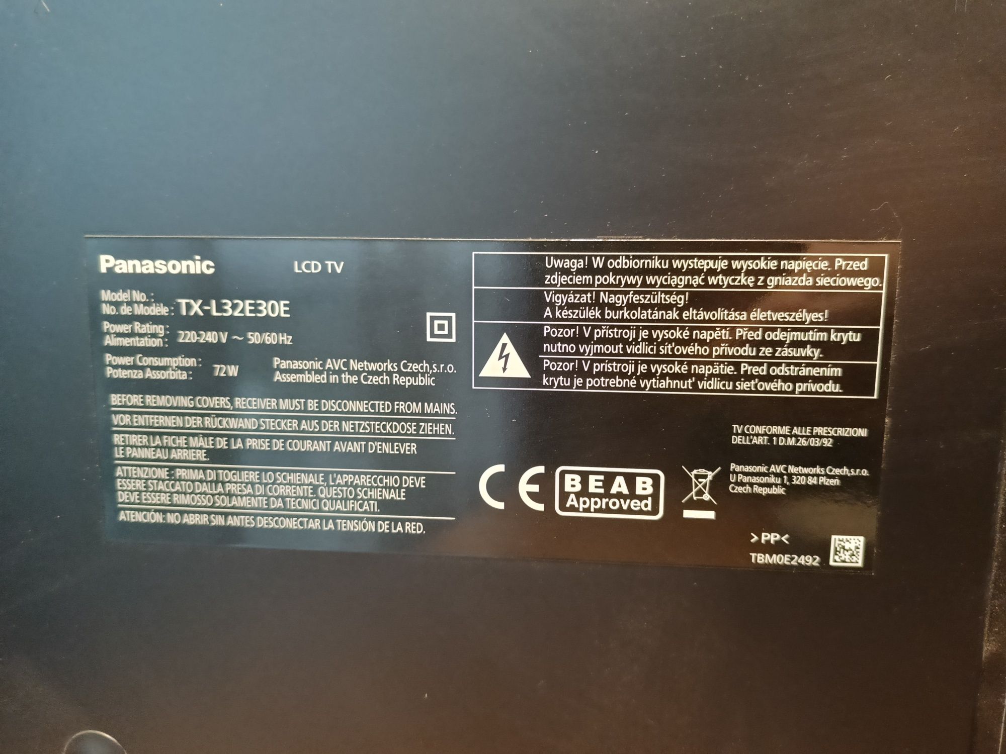 Tv Panasonic 32 cale TXL32E30E