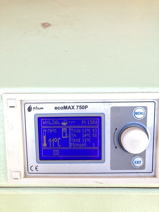 Sterownik pieca kotła na pellet ecomax 750P plum, obsługa mieszacza