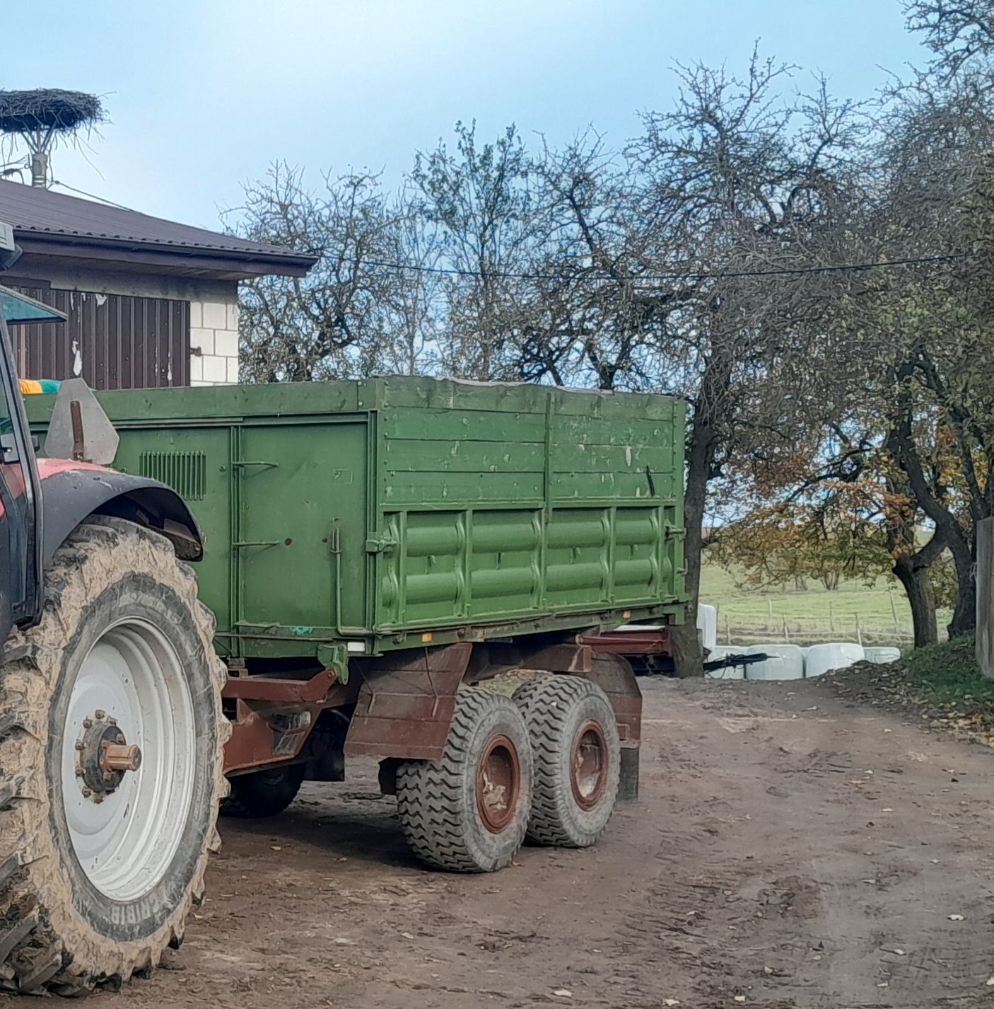 Przyczepa wywrotka tandem