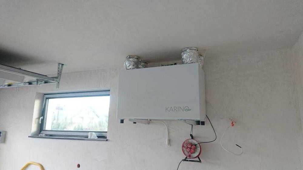 Rekuperacja KARINO - Bez Grzałki, Modulowany BYPASS, Tanie Filtry