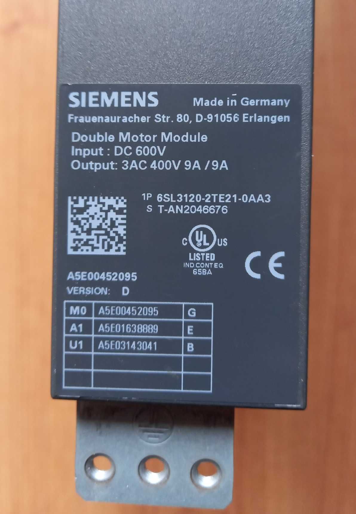 Siemens, Sinamics CU305 PN, PM340, CU320-2DP, Double Motor Module