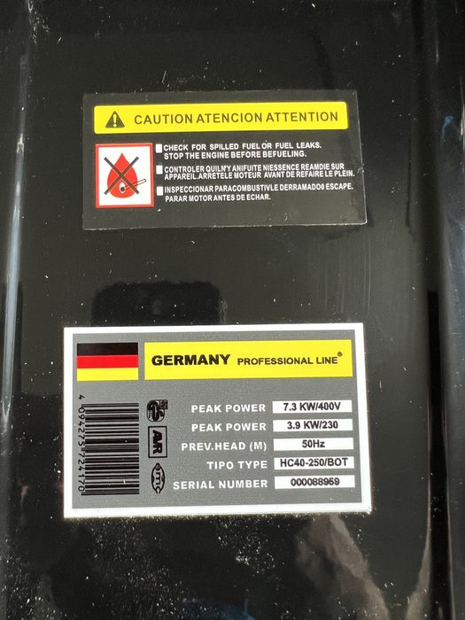 NOWY Agregat prądotwórczy 7,3KW silnik briggs & stratton