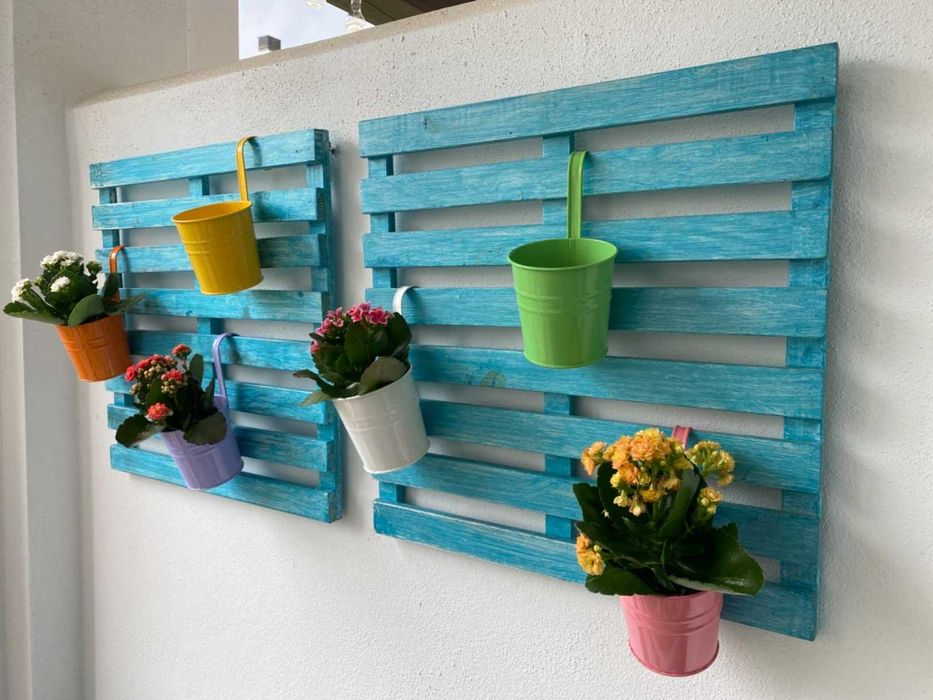 Doniczki na kwiaty 10 sztuk do ogrodu na taras balkon kolorowe GRATIS