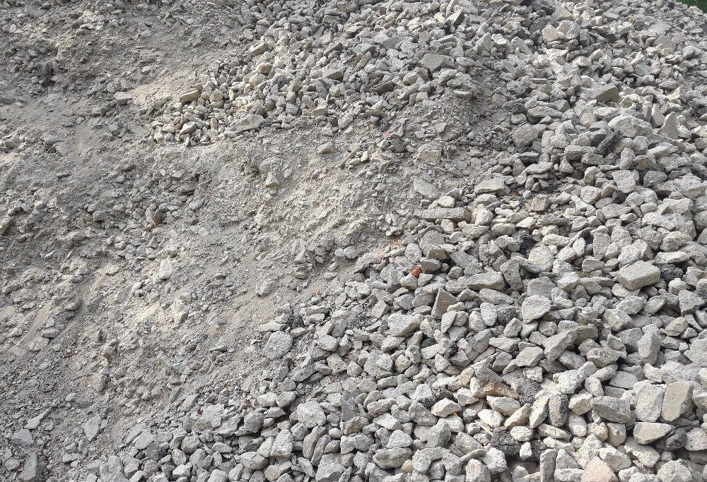 Przekrusz betonowy, Gruz mielony, kruszywo