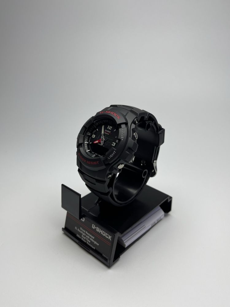 Casio g-100-1bv, casio g shock, спортивний чоловічий годинник касіо
