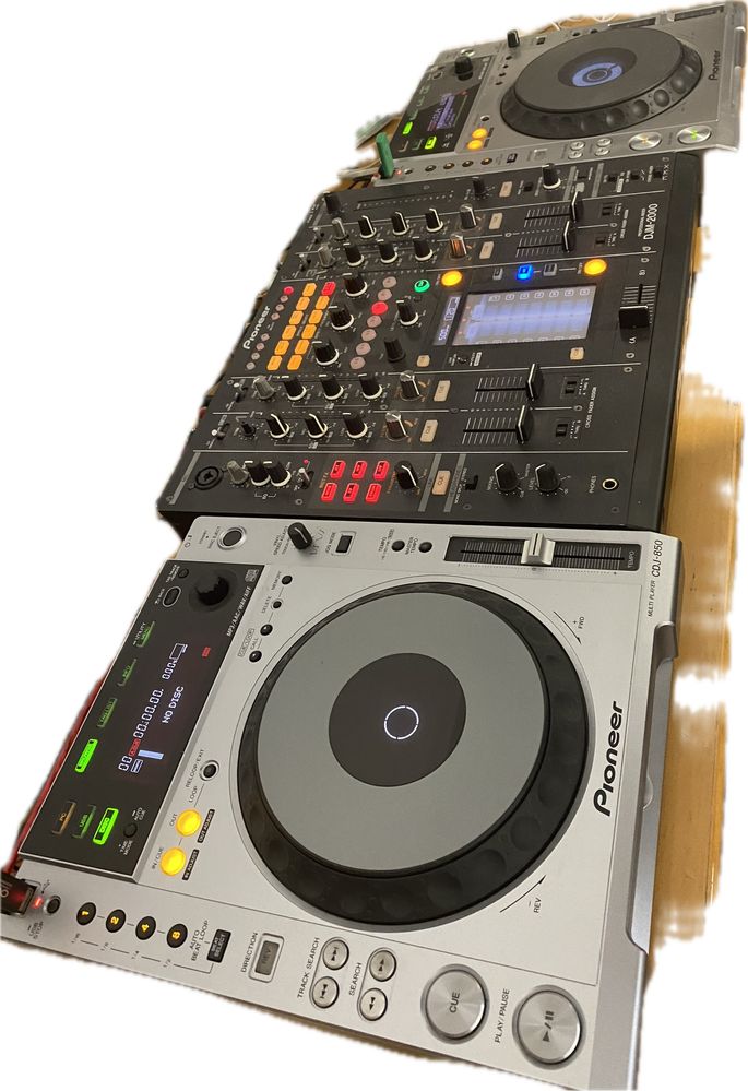 Konsola Dj Pioneer cdj-850 plus mikser DJM-2000