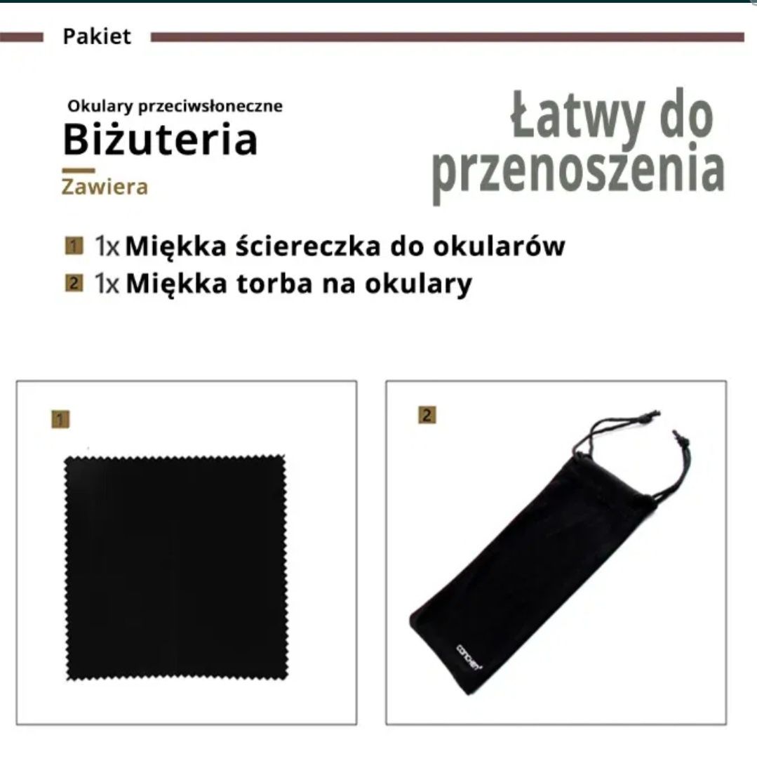 Okulary Przeciwsłoneczne Lustrzane Różne Kolory + Etui