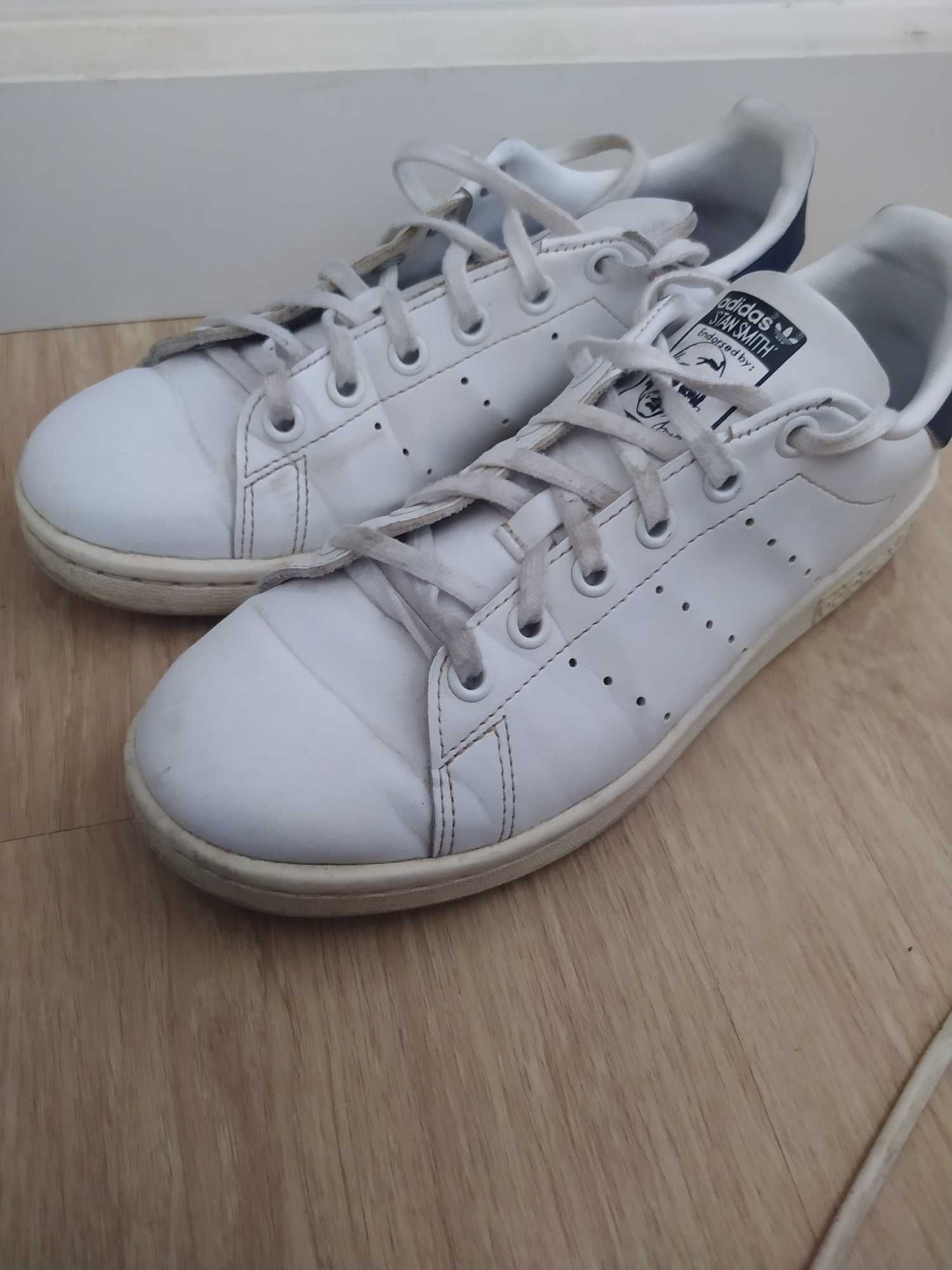 Adidas stan Smith azuis em bom estado