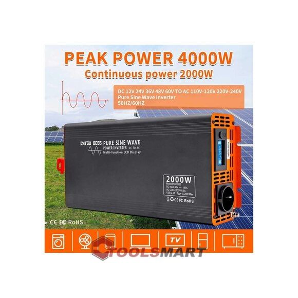 Інвертор 2000W. Чистий синус datouboss.