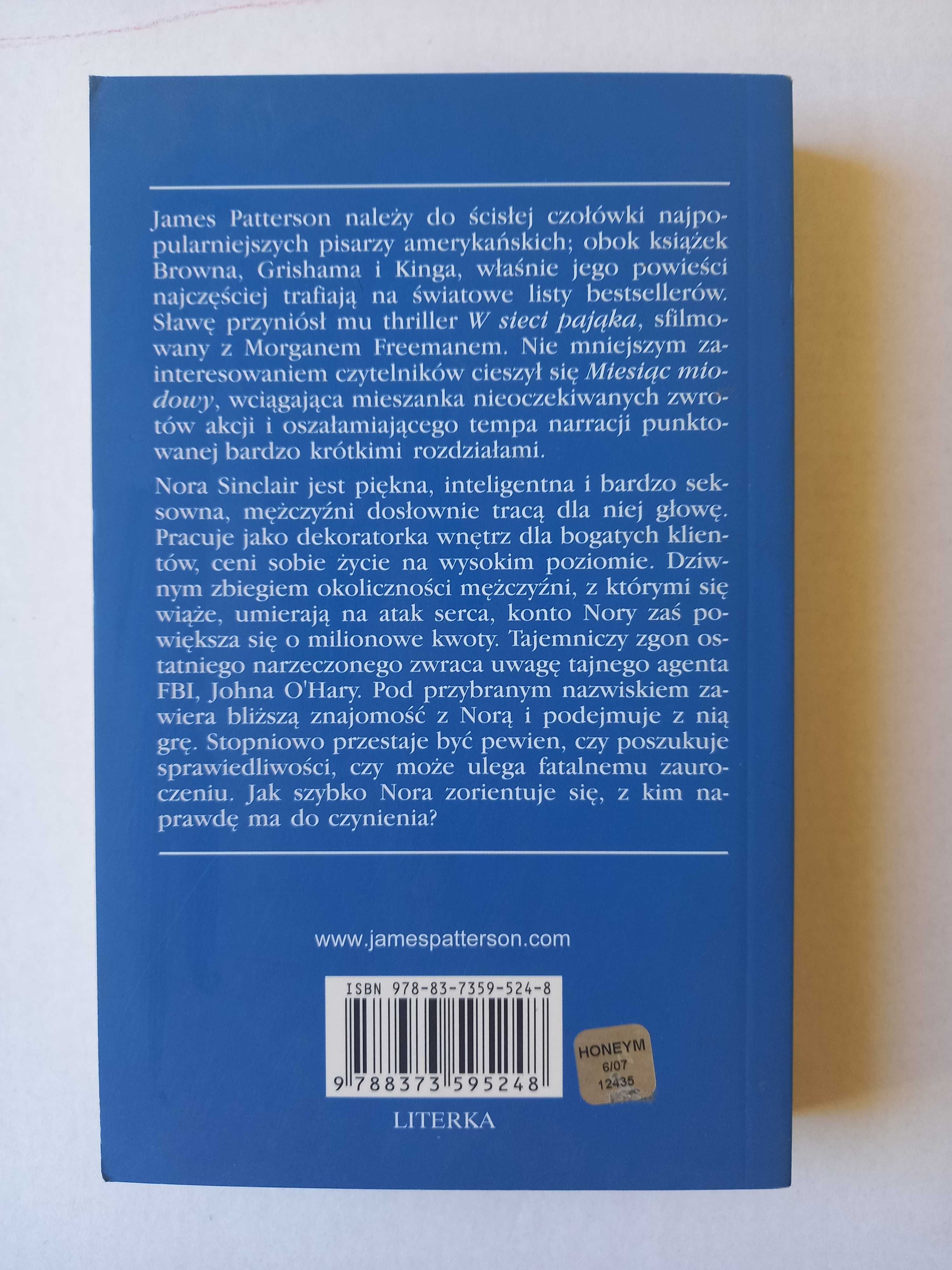 "Miesiąc miodowy" James Patterson, Howard Roughan