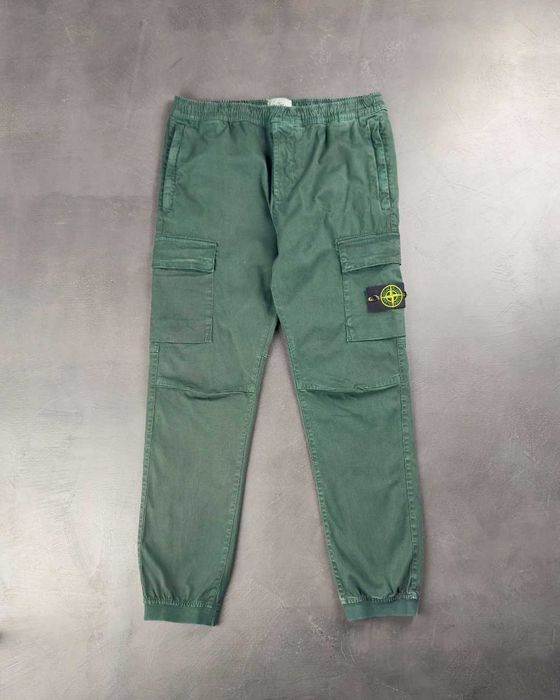 Штани Stone Island 313L1 Cargo Trousers Duck Green SI0182-DUGN