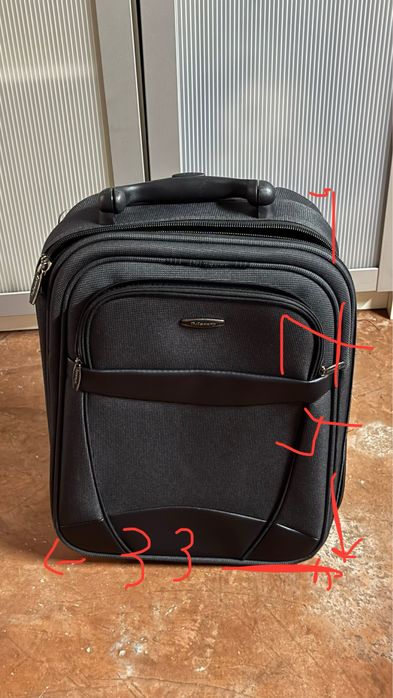Conjunto de 3 malas viagem
