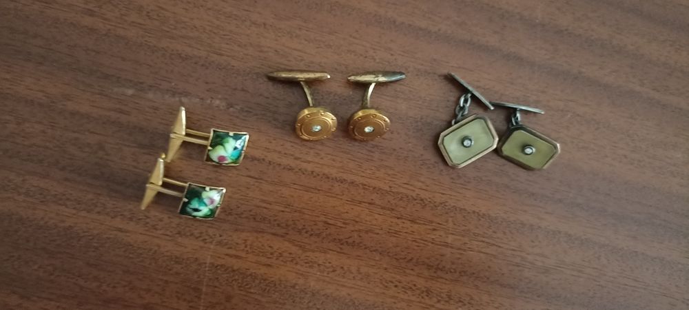 Botões de punho vintage