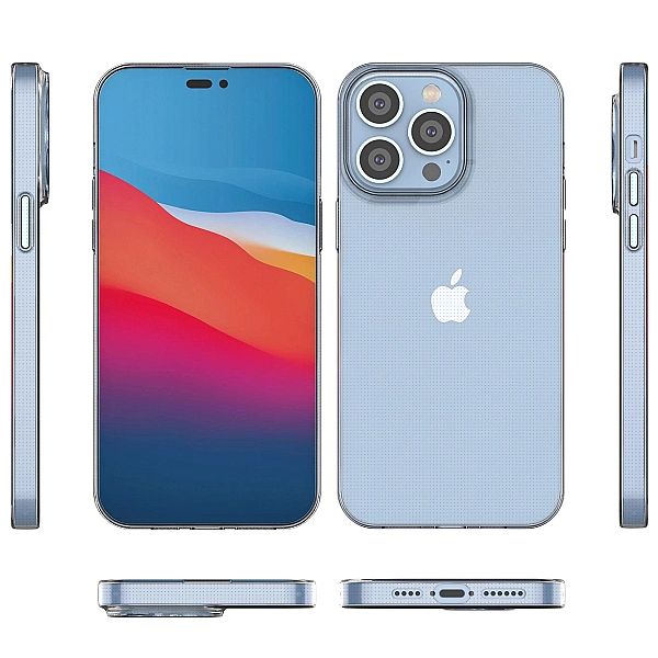 Żelowy pokrowiec etui Ultra Clear 0.5mm iPhone 14 Pro Max przezroczyst