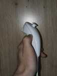 Biały Kontroler Joystick Nunchuck Nintendo Wii i Wii U Oryginalny