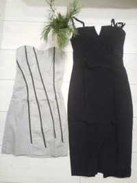 Платье XS-S черное Kira Plastinina вечернее дизайнерское блестящее