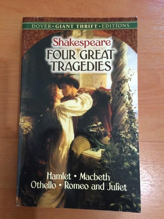 Livro Shakespeare Four Great Tragedies INGLES COMO NOVO