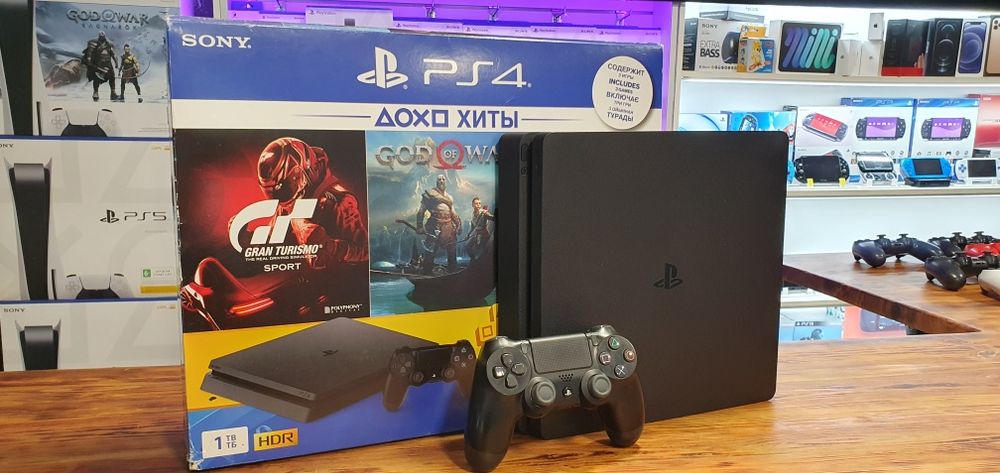 PS4 Sony Playstation 4 slim 1Tb 1000gb б/у