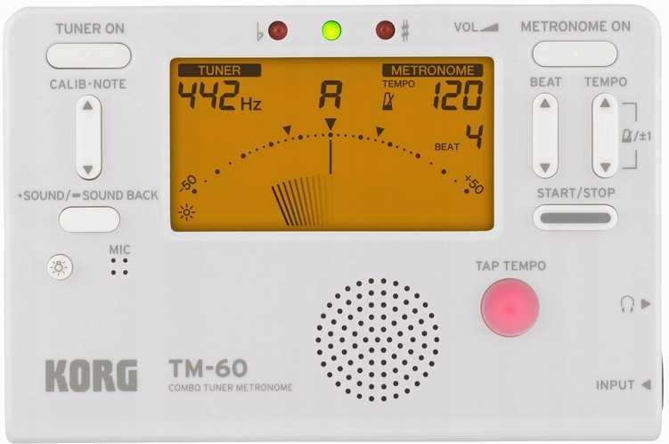 Korg TM-60WH Tuner chromatyczny i metronom