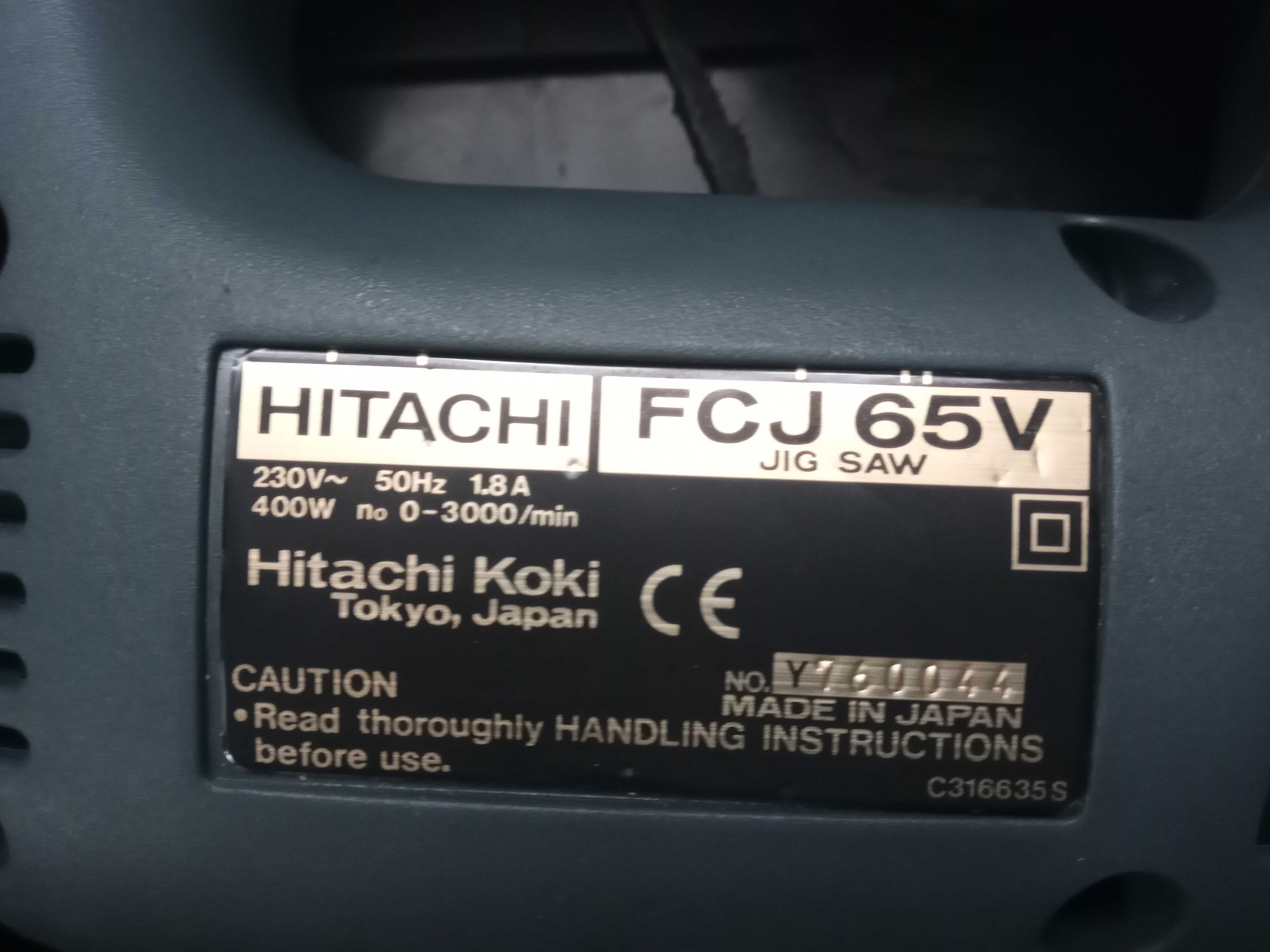 Nowa wyrzynarka HITACHI FCJ65V Z series z akcesoriami (made in Japan)