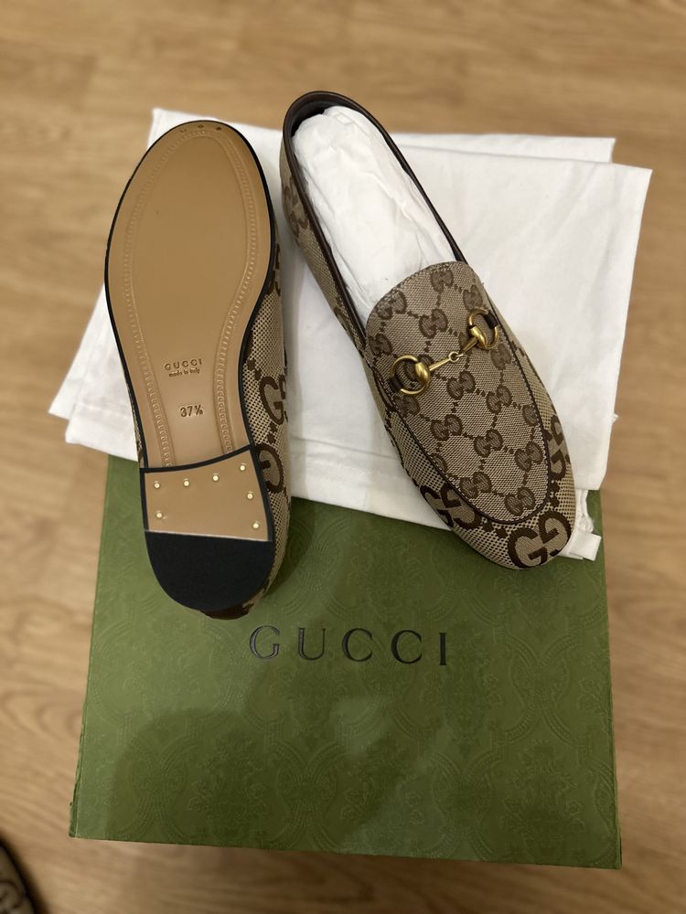 Gucci лоферы 37/5,38/5