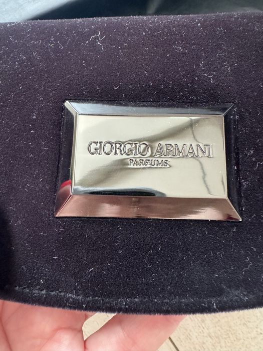 Оксамитовий клатч Armani в коробці