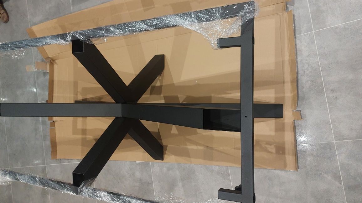 Noga  do stołu loft pajak xxl/ noga do stołu loft/z  dostawkami