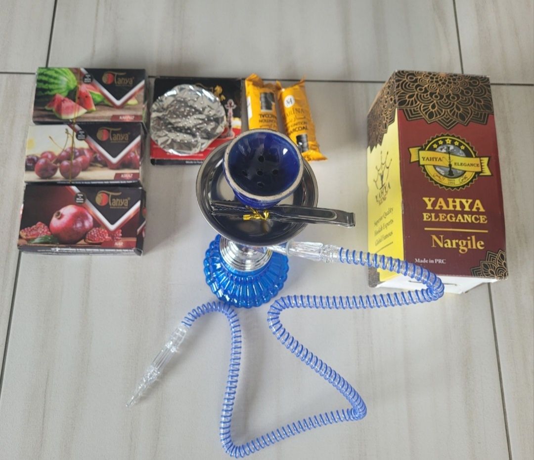 Zestaw Shisha Szisza Nargile fajka wodna dodatki Nowa!!!