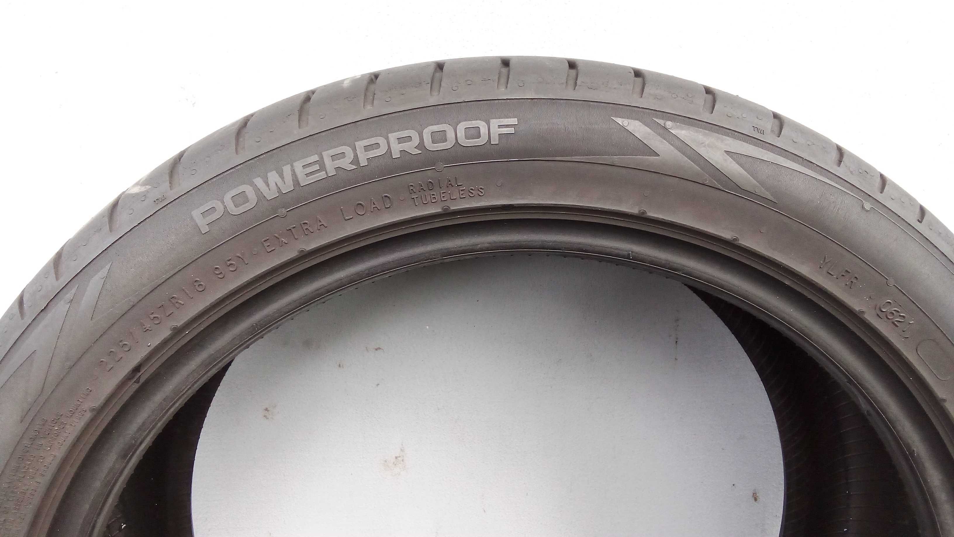 Pojedyncza Opona Letnia Nokian PowerProof 225x45x18 95Y 5,8mm