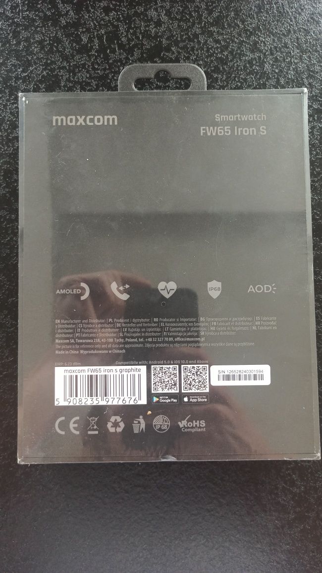 Smartwatch maxcom FW65 Iron S kolor grafitowy