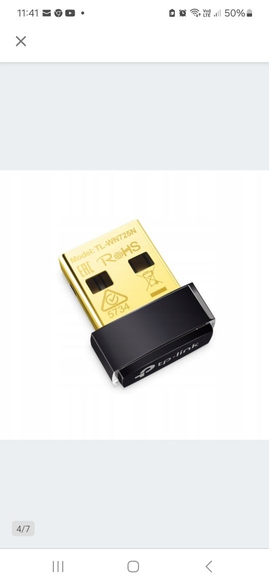Karta sieciowa 2.4 GHZ TP Link TL-725N