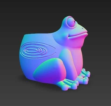 Vaso/Suporte Sapo Zen 3D | Decoração Jardim Relaxante
