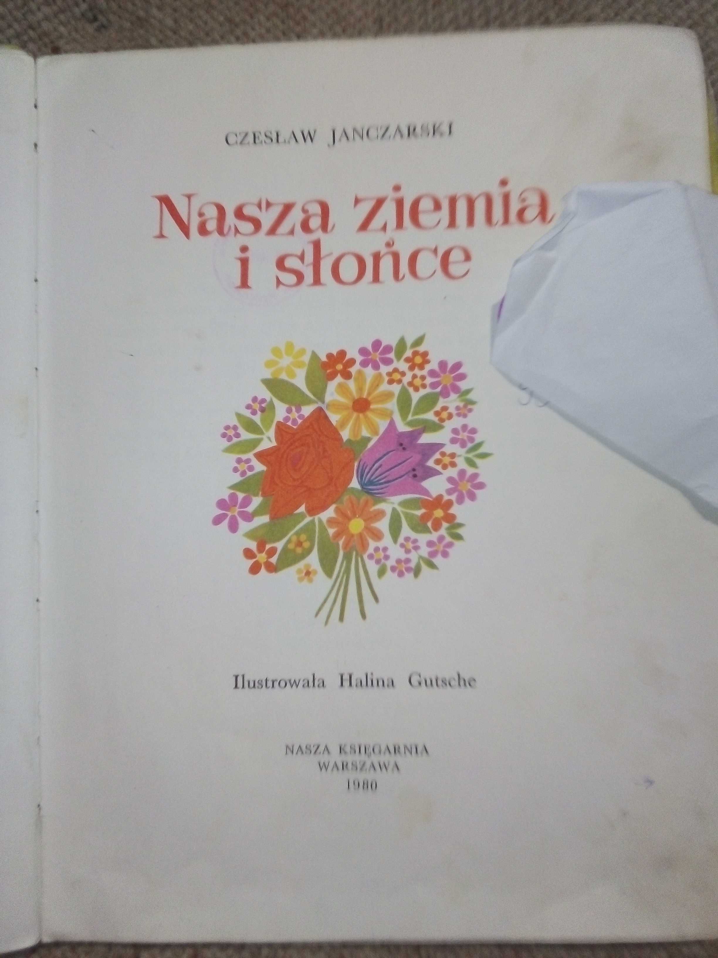 Nasza ziemia i słońce Czesław Janczarski książka dla dzieci