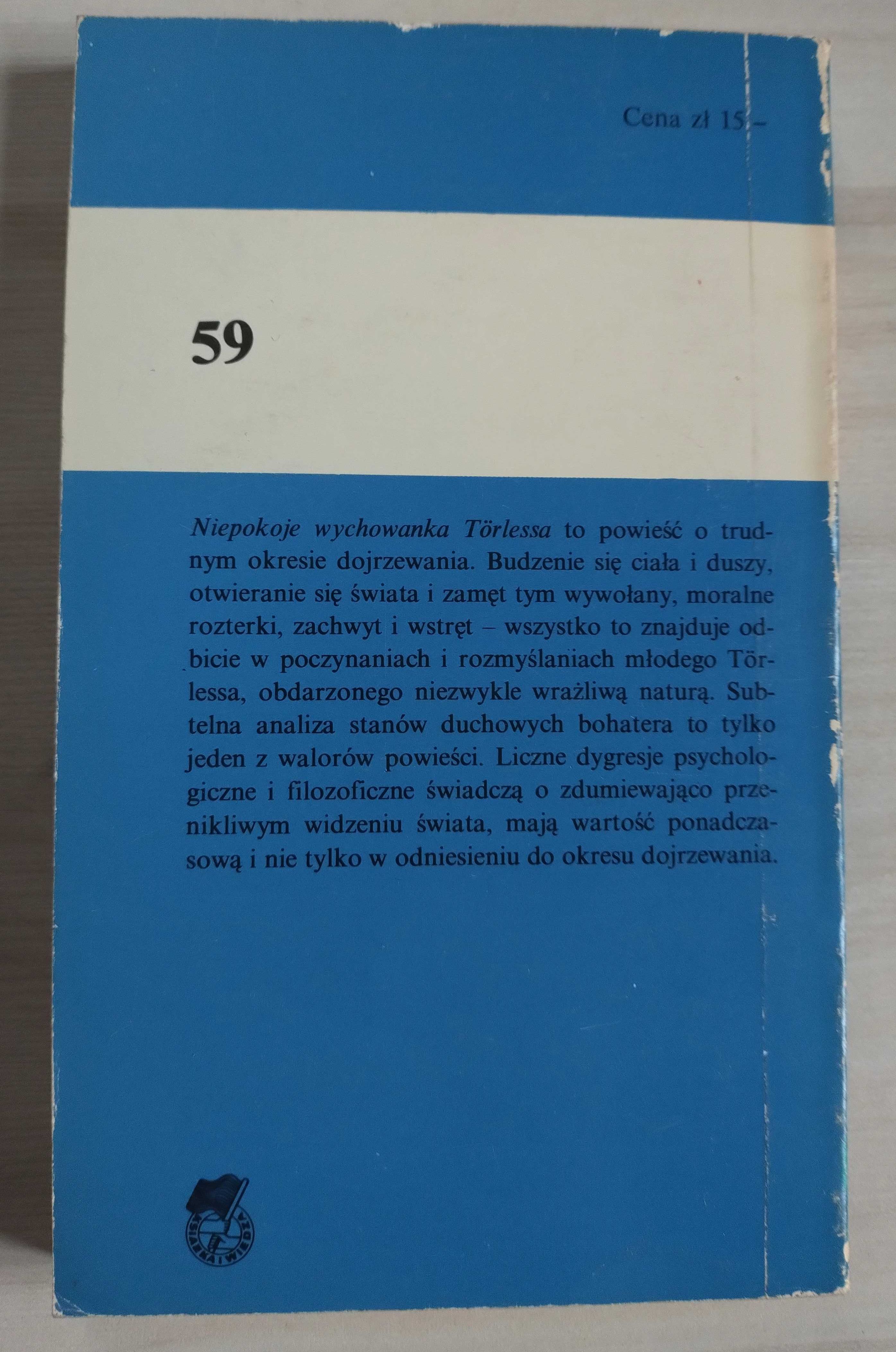 Niepokoje wychowanka Torlessa, 1980 rok