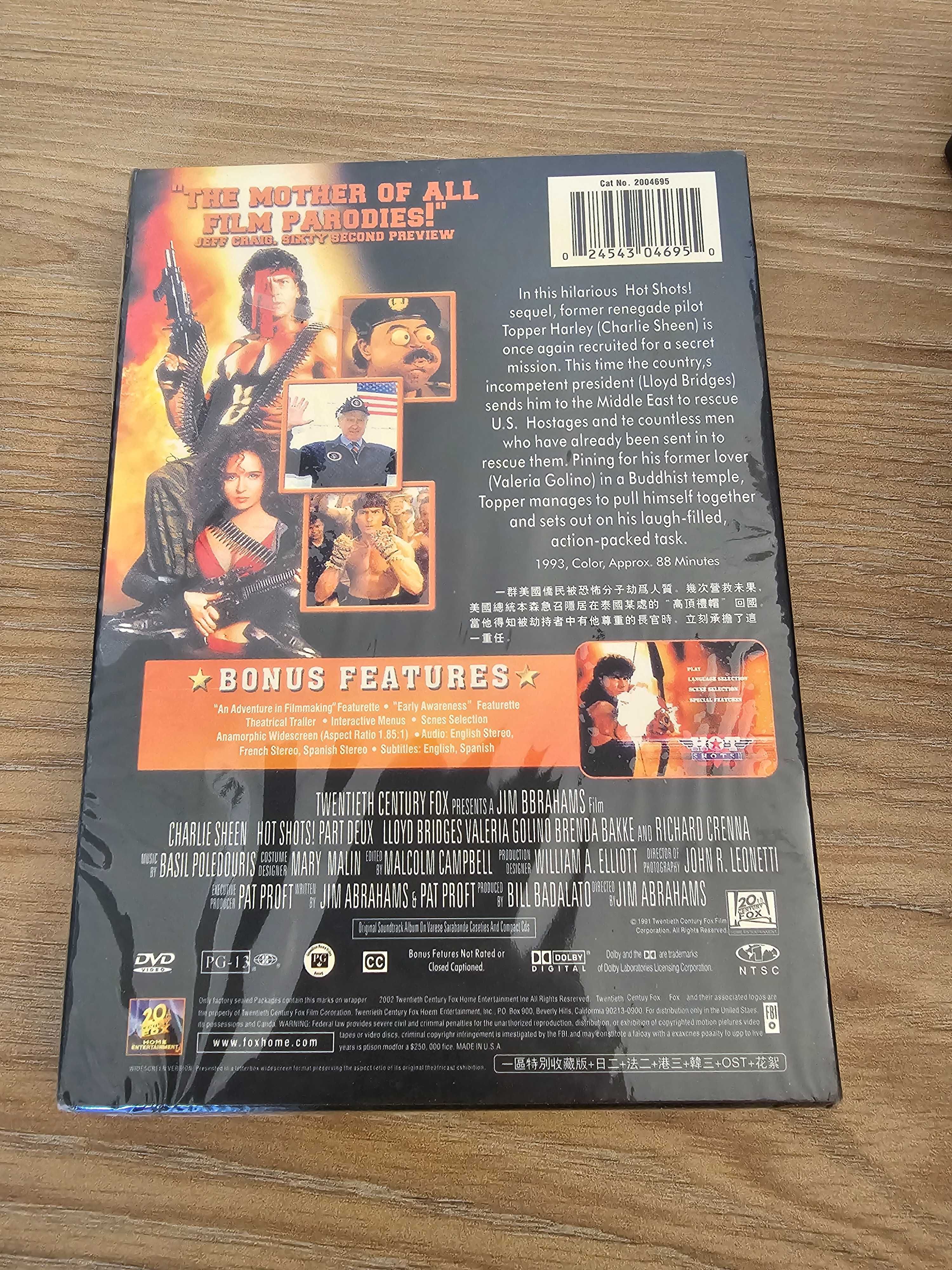DVD Hot Shots! Part Deux - Ases pelos Ares 2 - Novo